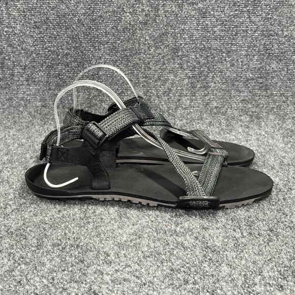 Zero Shoes Z-Trail EV Sandals Men's Size 12 Black Grey Outdoor Hiking Water Shoe - Picture 1 of 12